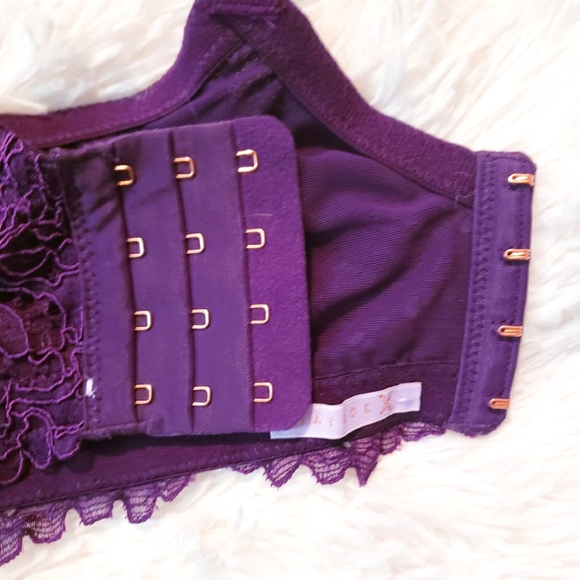 Savage X Fenty Romantic Corded Lace Unlined Balconette Bra Size: 46DDD - Picture 7 of 10